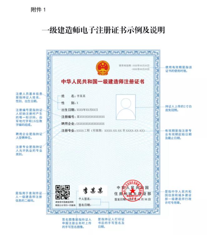 一級建造師實行電子證書，明年開始紙質(zhì)證書作廢